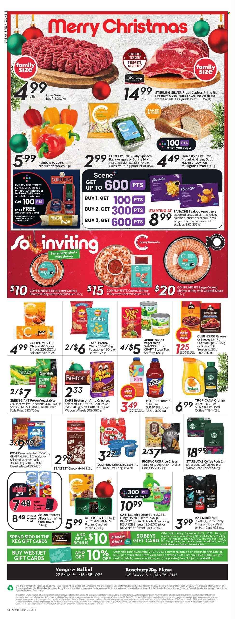 Sobeys Urban Fresh flyer - December 21, 2023 - December 27, 2023. Page 3