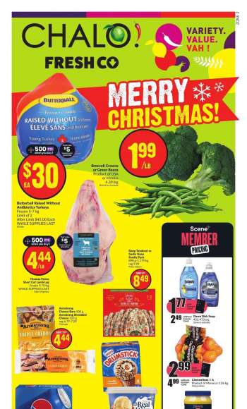 Chalo! FreshCo. Flyer - December 21, 2023 - December 27, 2023.