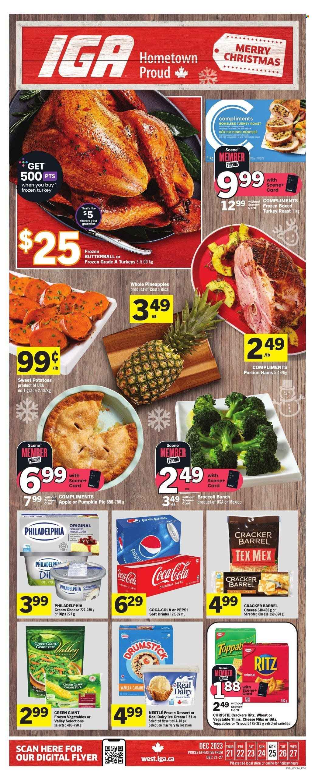 IGA flyer - December 21, 2023 - December 27, 2023. Page 1