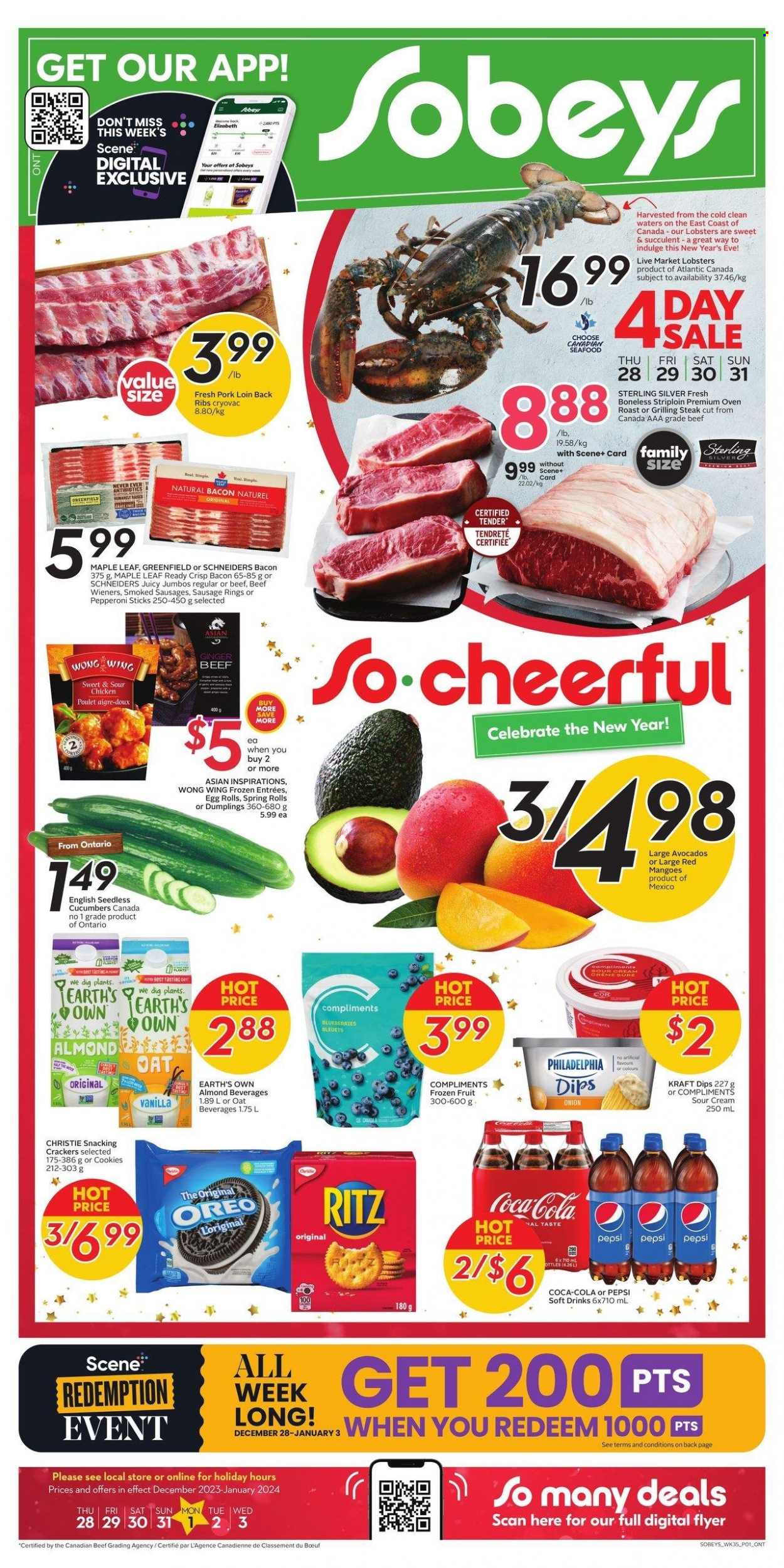 Sobeys flyer - December 28, 2023 - January 03, 2024. Page 1