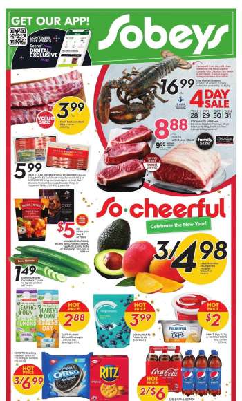 Sobeys Flyer - December 28, 2023 - January 03, 2024.