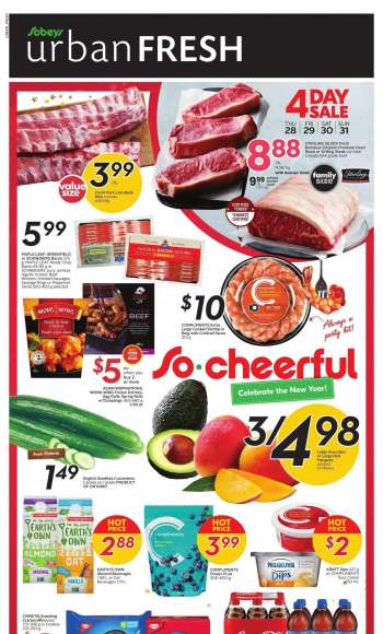 Circulaire Sobeys Urban Fresh - 28 Décembre 2023 - 03 Janvier 2024.