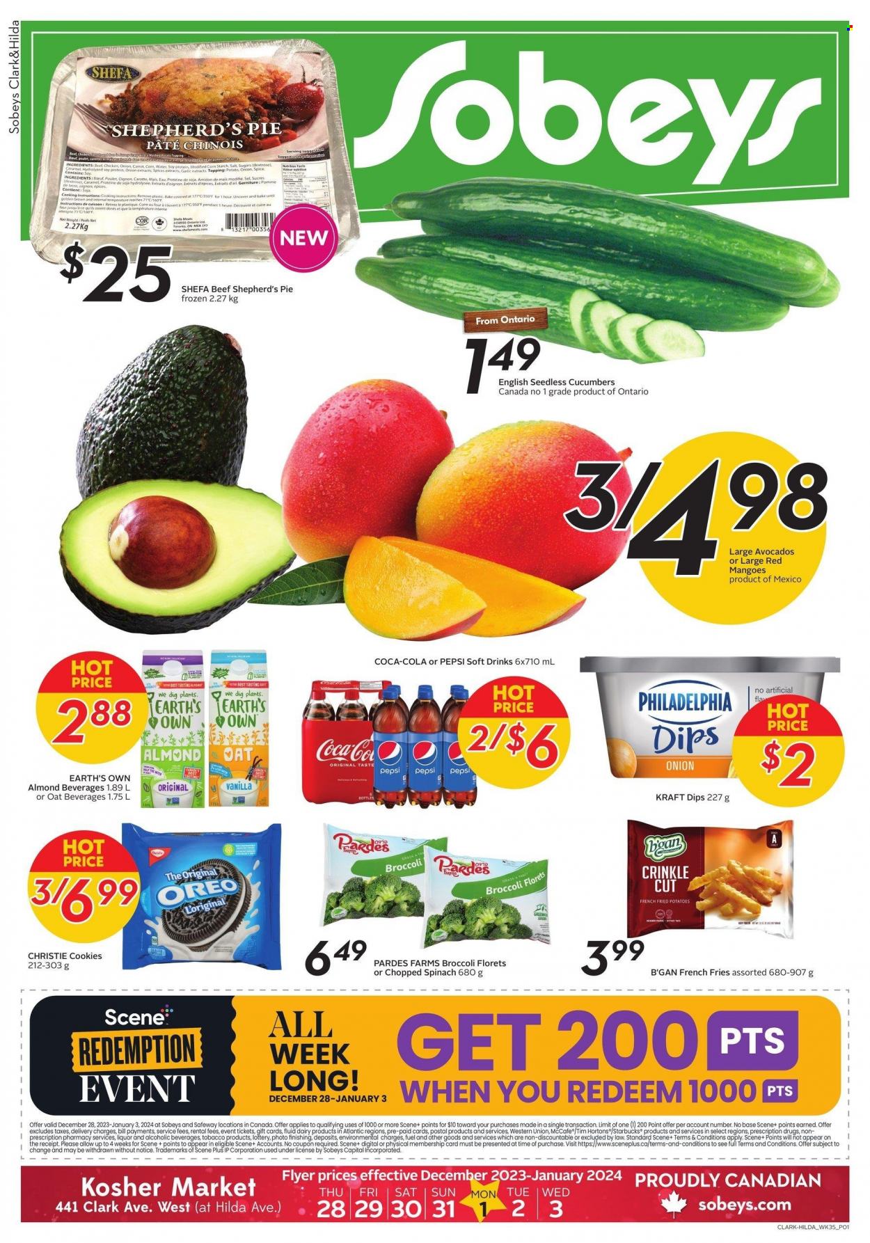 Sobeys flyer - December 28, 2023 - January 03, 2024. Page 1