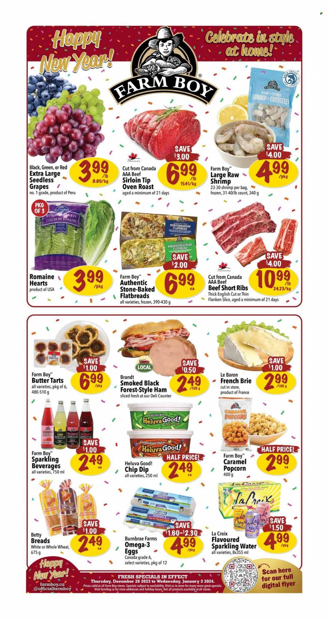Farm Boy flyer - December 28, 2023 - January 03, 2024. Page 1