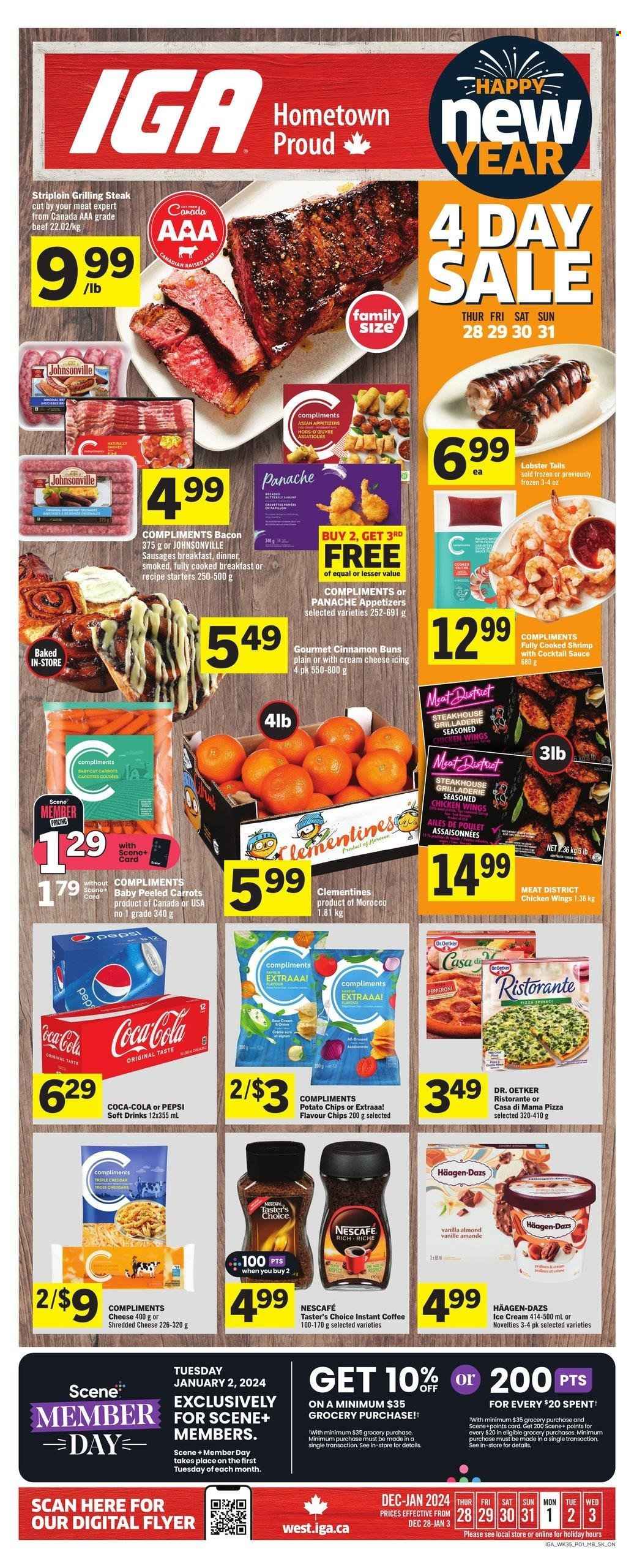 IGA flyer - December 28, 2023 - January 03, 2024. Page 1
