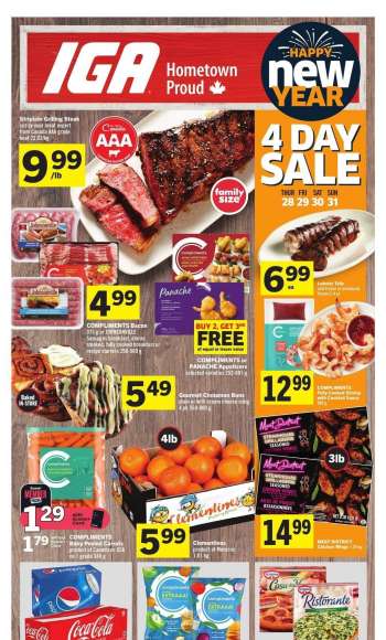 IGA Flyer - December 28, 2023 - January 03, 2024.