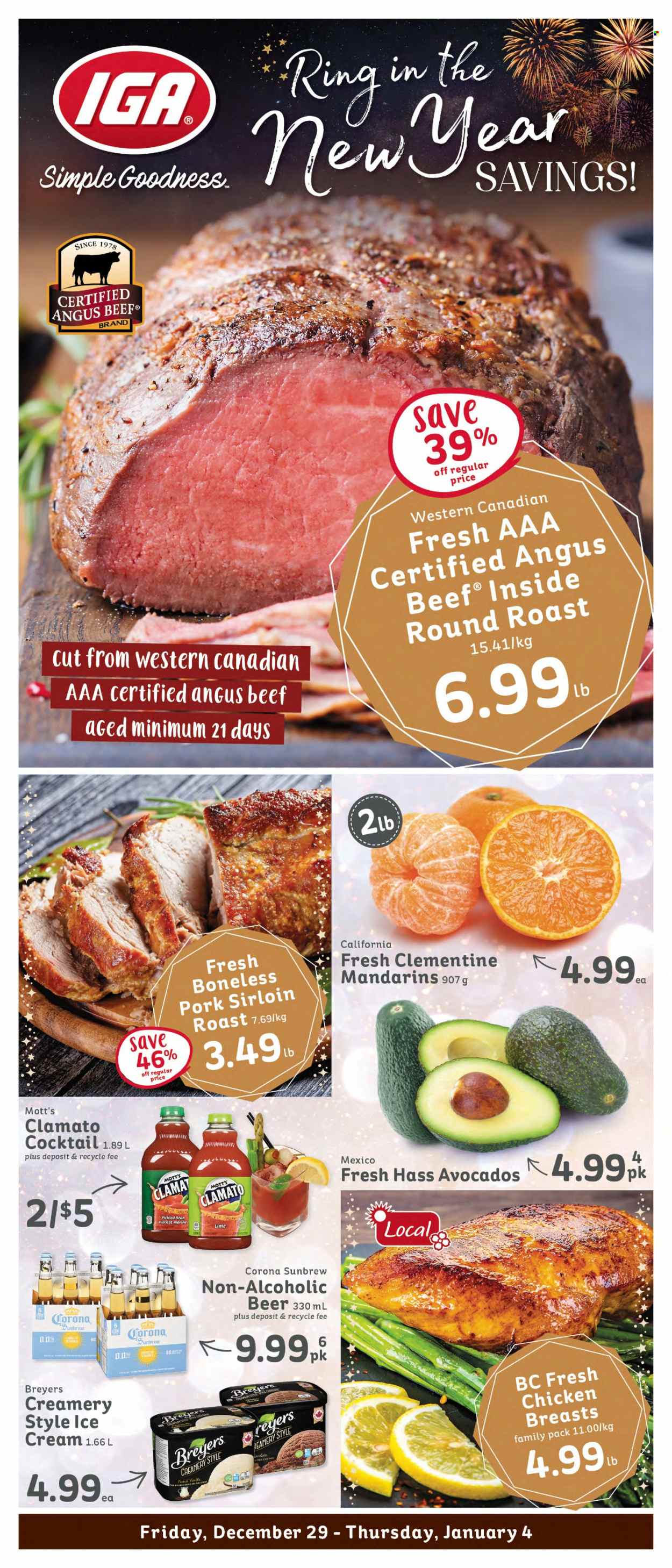 IGA Simple Goodness flyer - December 29, 2023 - January 04, 2024. Page 1