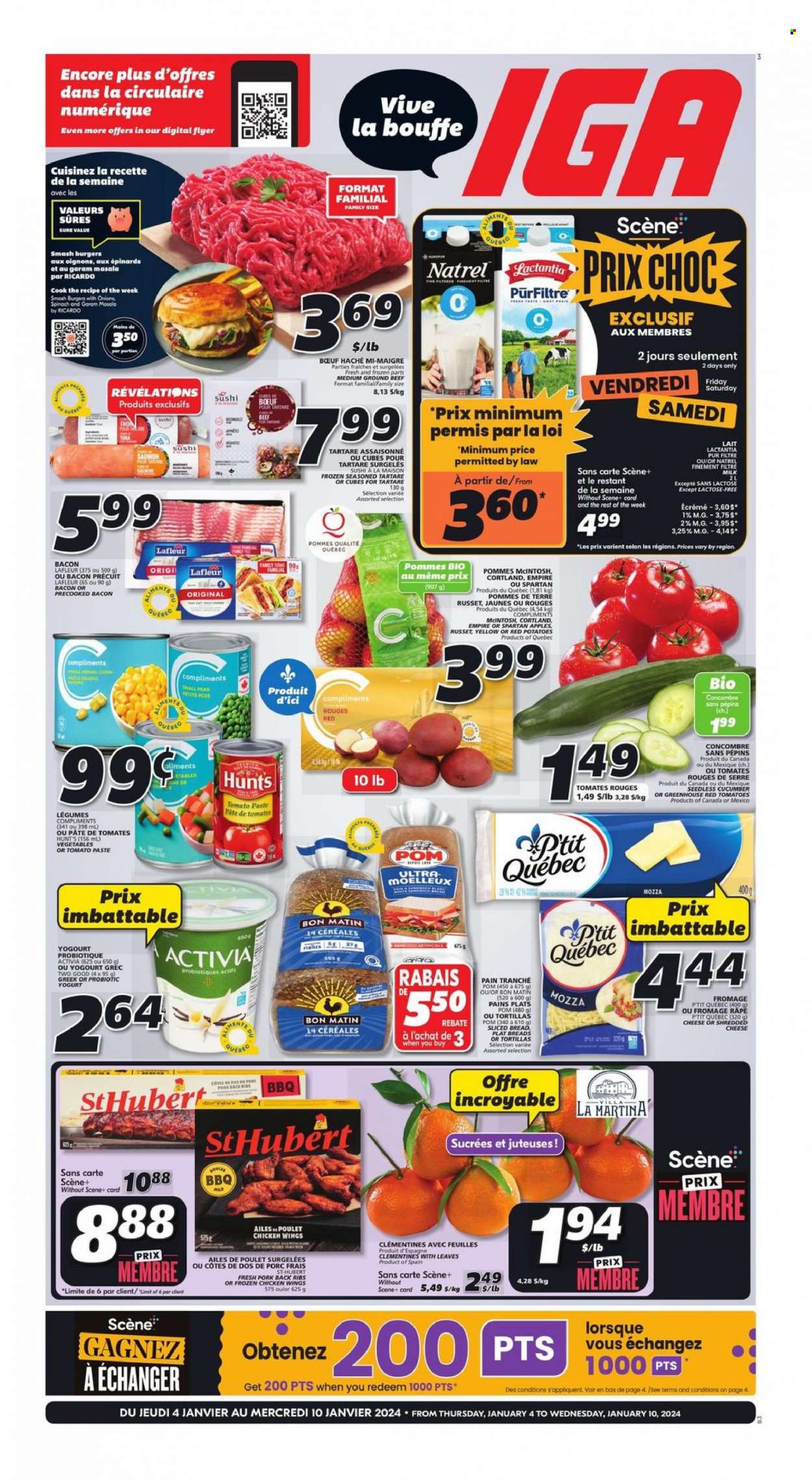 IGA flyer - January 04, 2024 - January 10, 2024. Page 1