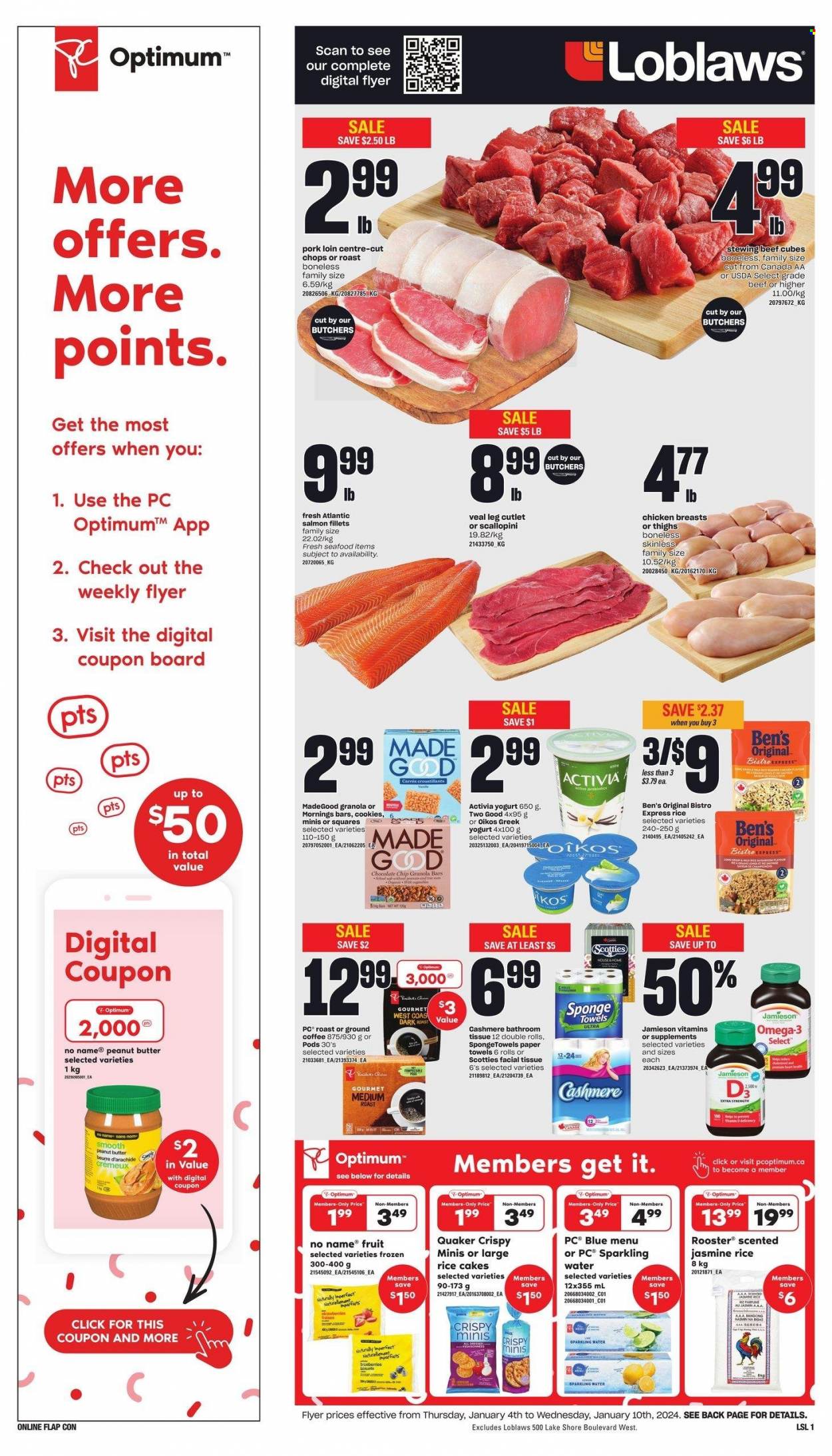 Loblaws flyer - January 04, 2024 - January 10, 2024. Page 1