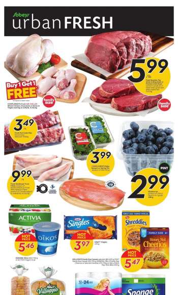 Circulaire Sobeys Urban Fresh - 11 Janvier 2024 - 17 Janvier 2024.