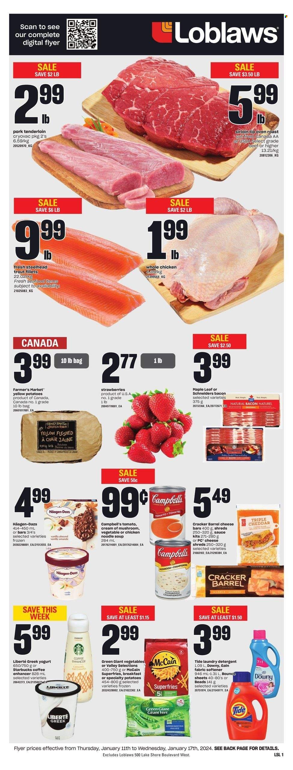 Loblaws flyer - January 11, 2024 - January 17, 2024. Page 1