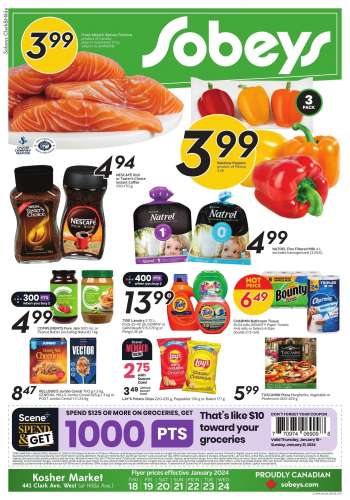 Sobeys Flyer - January 18, 2024 - January 24, 2024.