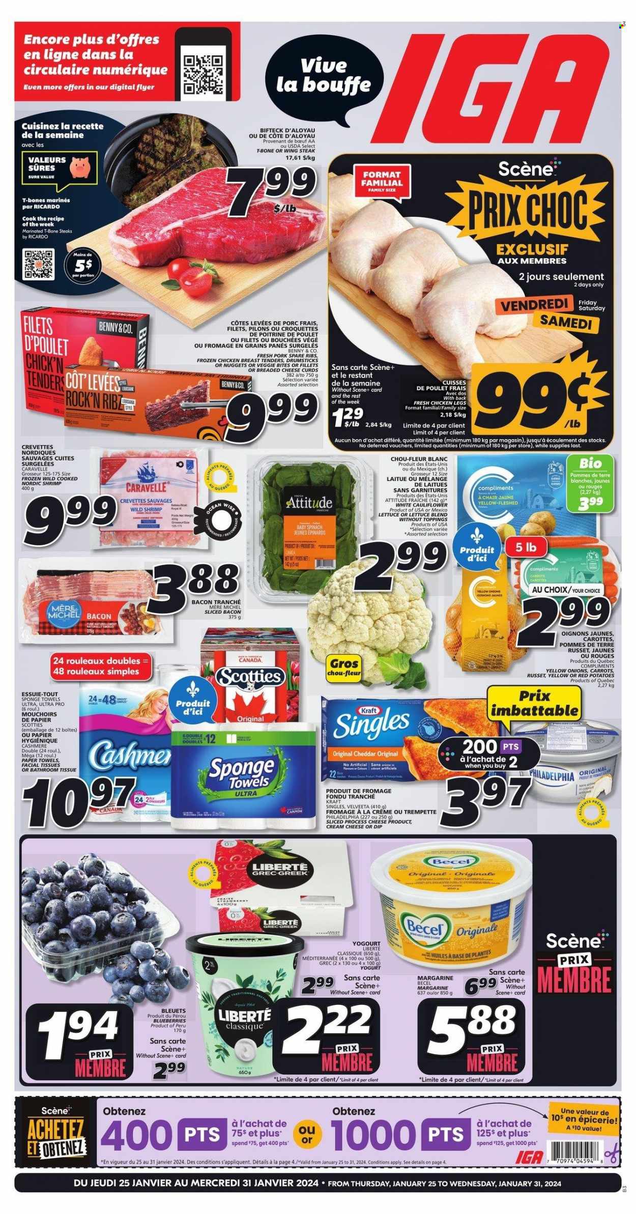 IGA flyer - January 25, 2024 - January 31, 2024. Page 1
