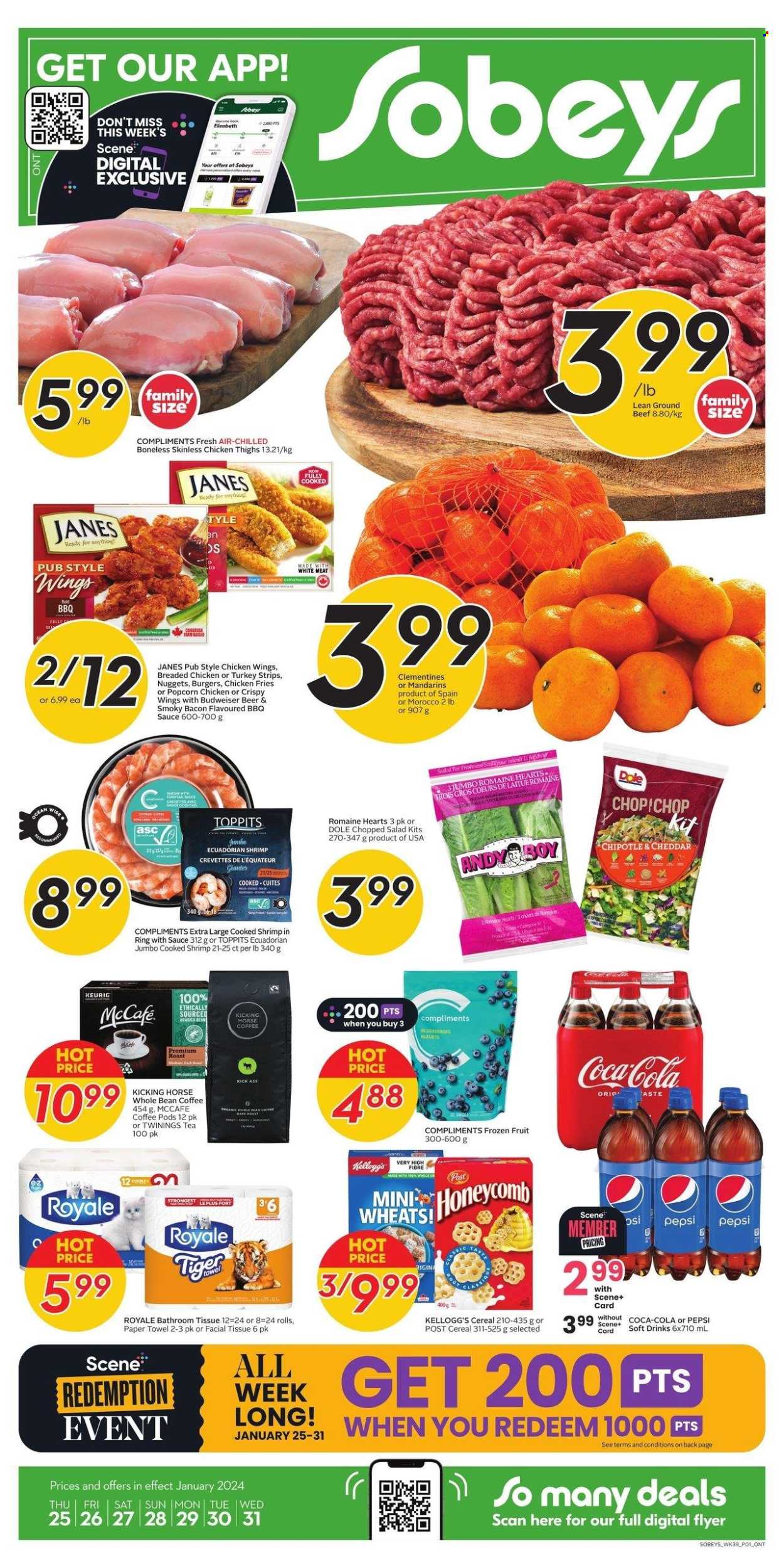 Sobeys flyer - January 25, 2024 - January 31, 2024. Page 1