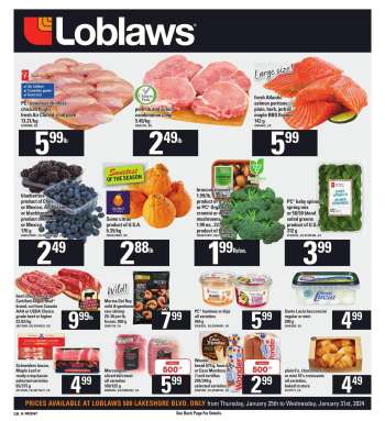 Circulaire Loblaws - 25 Janvier 2024 - 31 Janvier 2024.