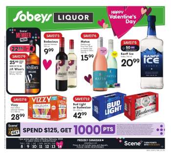 Sobeys Liquor Flyer - February 08, 2024 - February 14, 2024.