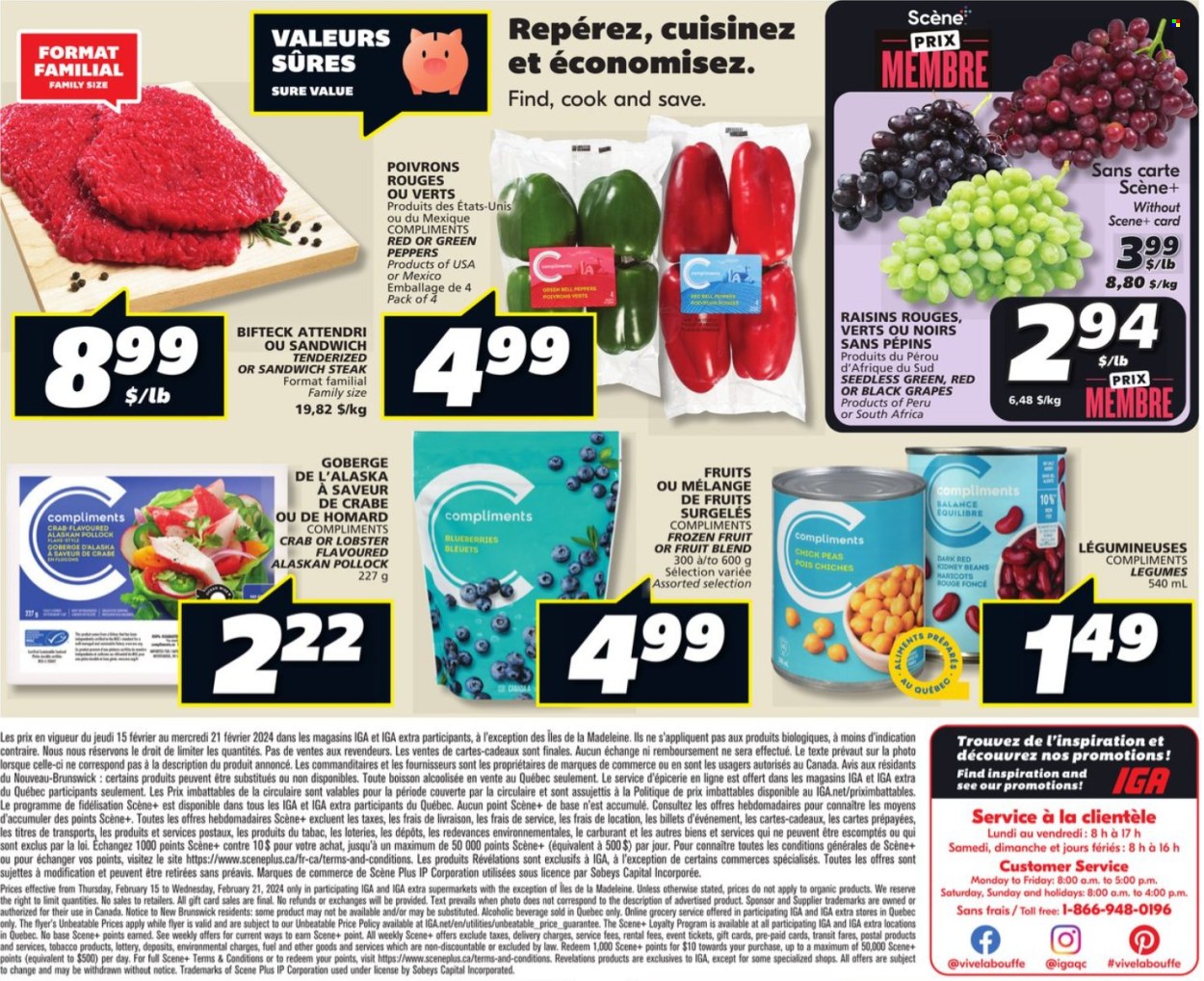 IGA flyer - February 15, 2024 - February 21, 2024. Page 3