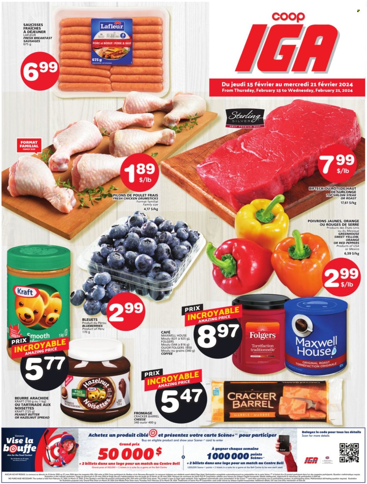 IGA flyer • Weekly Flyer • From Thursday February 15, 2024 page 1