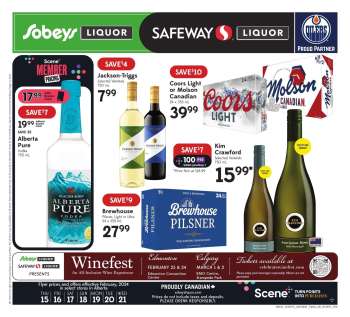 Circulaire Sobeys Liquor - 15 Février 2024 - 21 Février 2024.