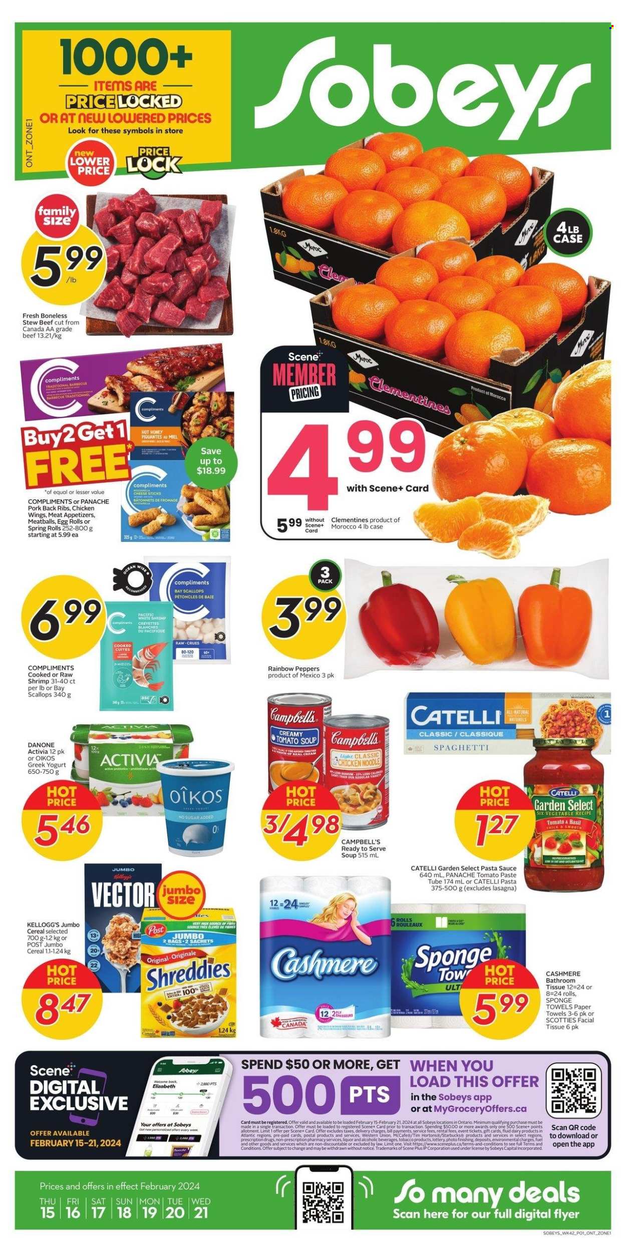 Sobeys flyer - February 15, 2024 - February 21, 2024. Page 1