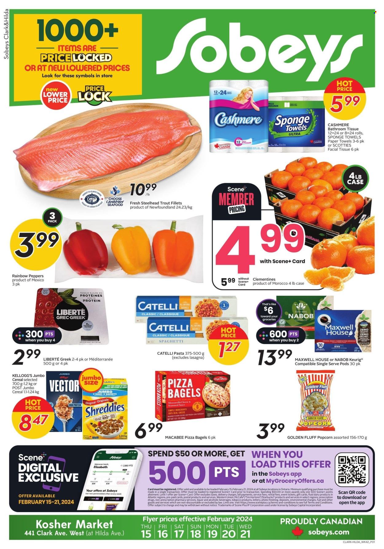 Sobeys flyer - February 15, 2024 - February 21, 2024. Page 1