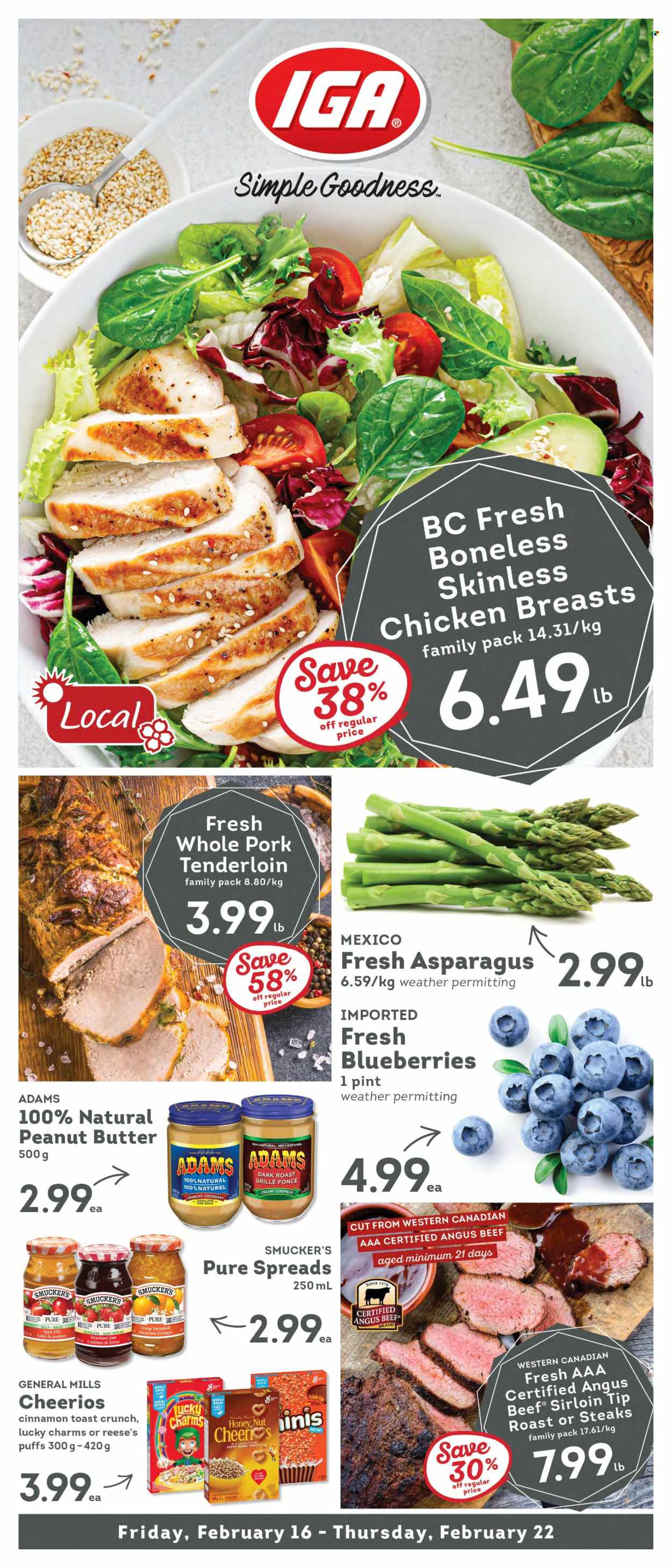 IGA Simple Goodness flyer - February 16, 2024 - February 22, 2024. Page 1