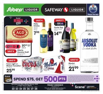 Circulaire Sobeys Liquor - 22 Février 2024 - 28 Février 2024.