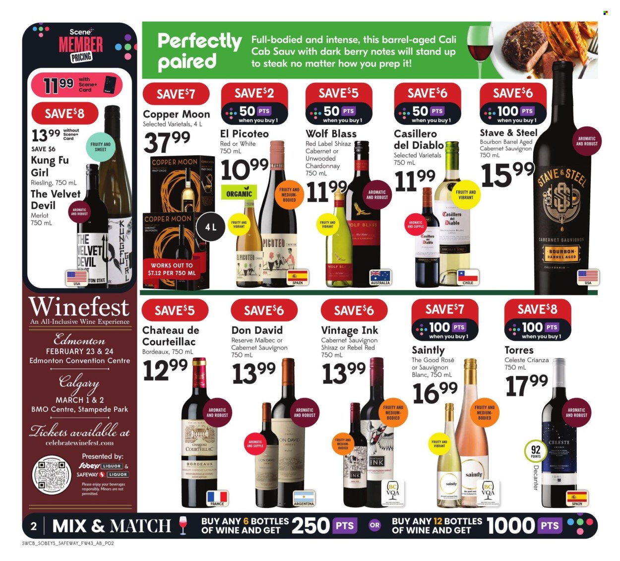 Sobeys Liquor flyer - February 22, 2024 - February 28, 2024. Page 2