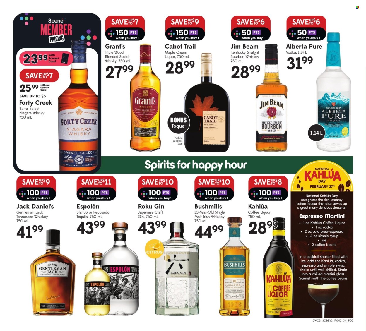 Sobeys Liquor flyer - February 22, 2024 - February 28, 2024. Page 3