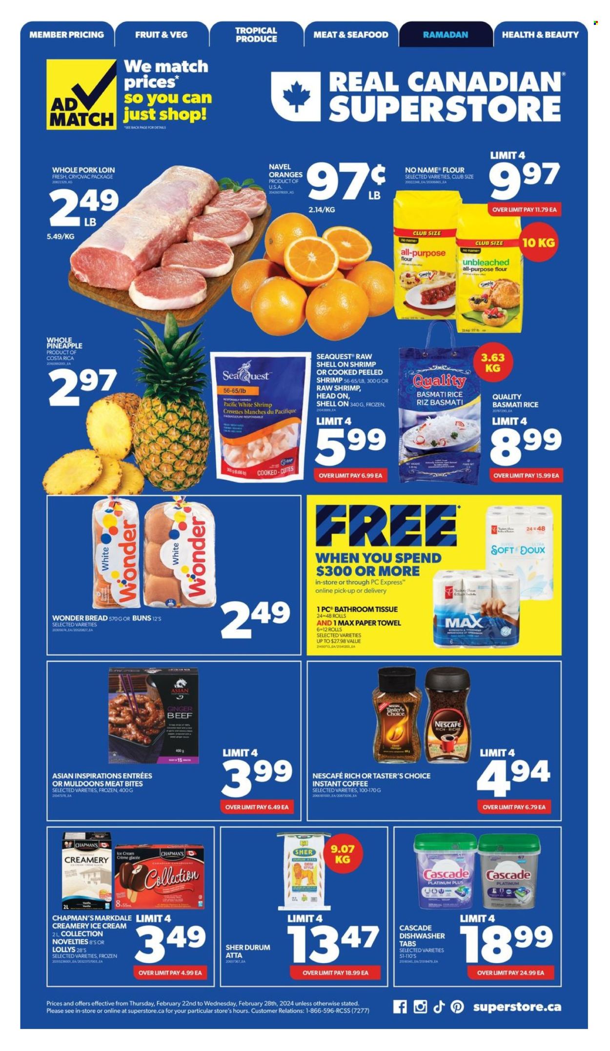 Real Canadian Superstore flyer - February 22, 2024 - February 28, 2024. Page 1