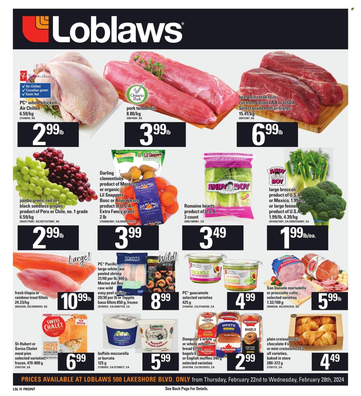 Loblaws flyer - February 22, 2024 - February 28, 2024. Page 1