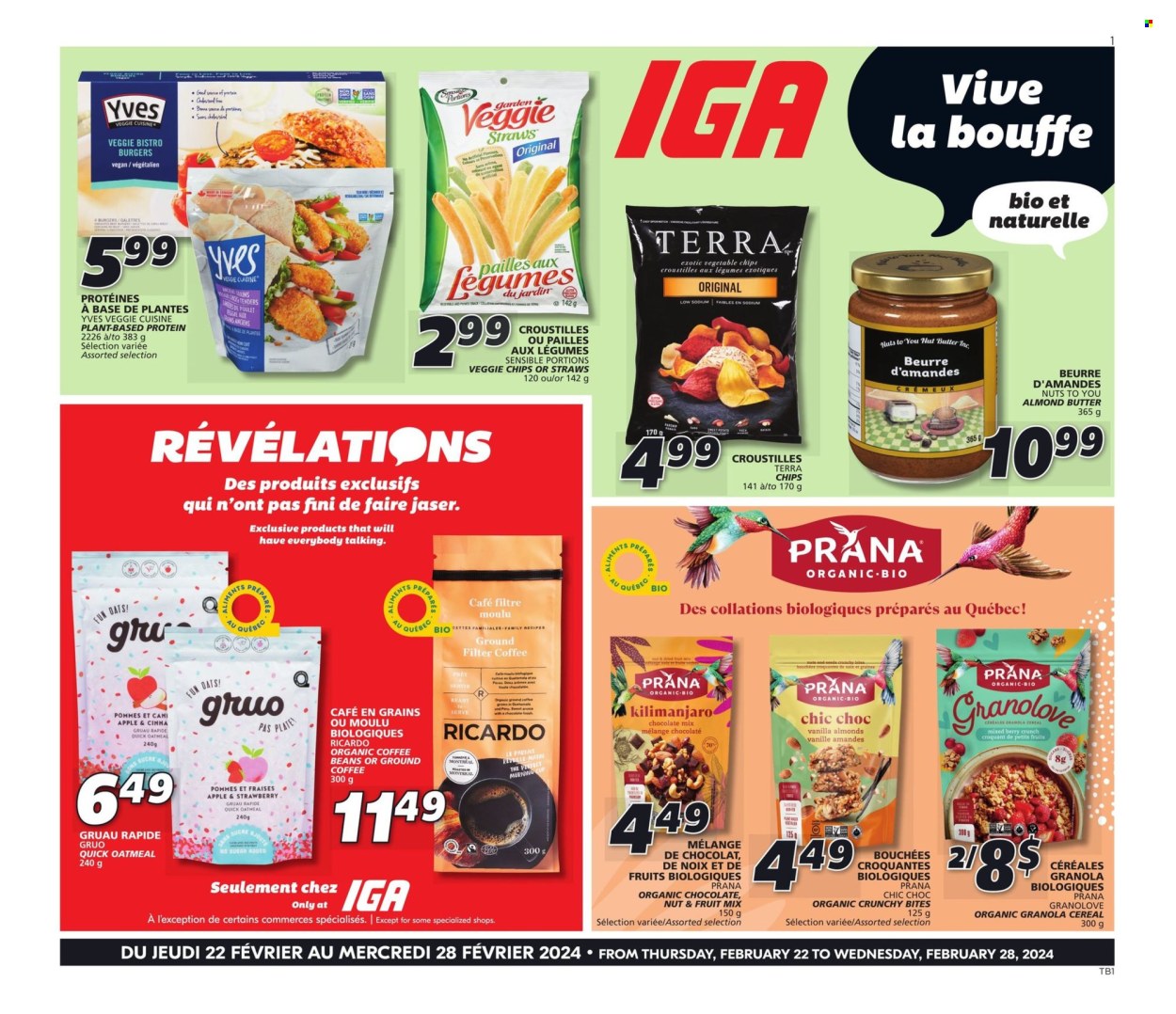 IGA circulaire • Weekly Flyer • Du jeudi 22 février 2024 page 24