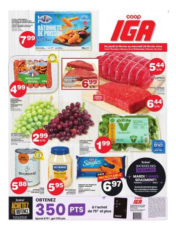 IGA Flyer - February 22, 2024 - February 28, 2024.