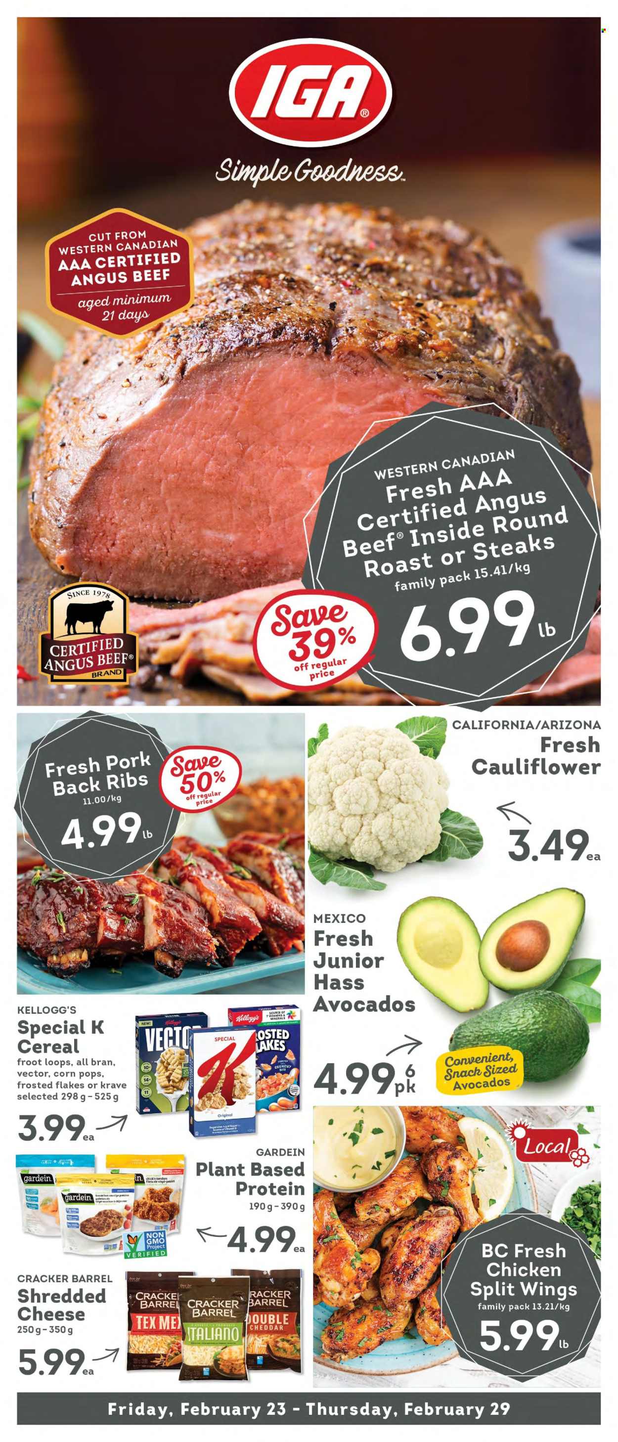 IGA Simple Goodness flyer - February 23, 2024 - February 29, 2024. Page 1