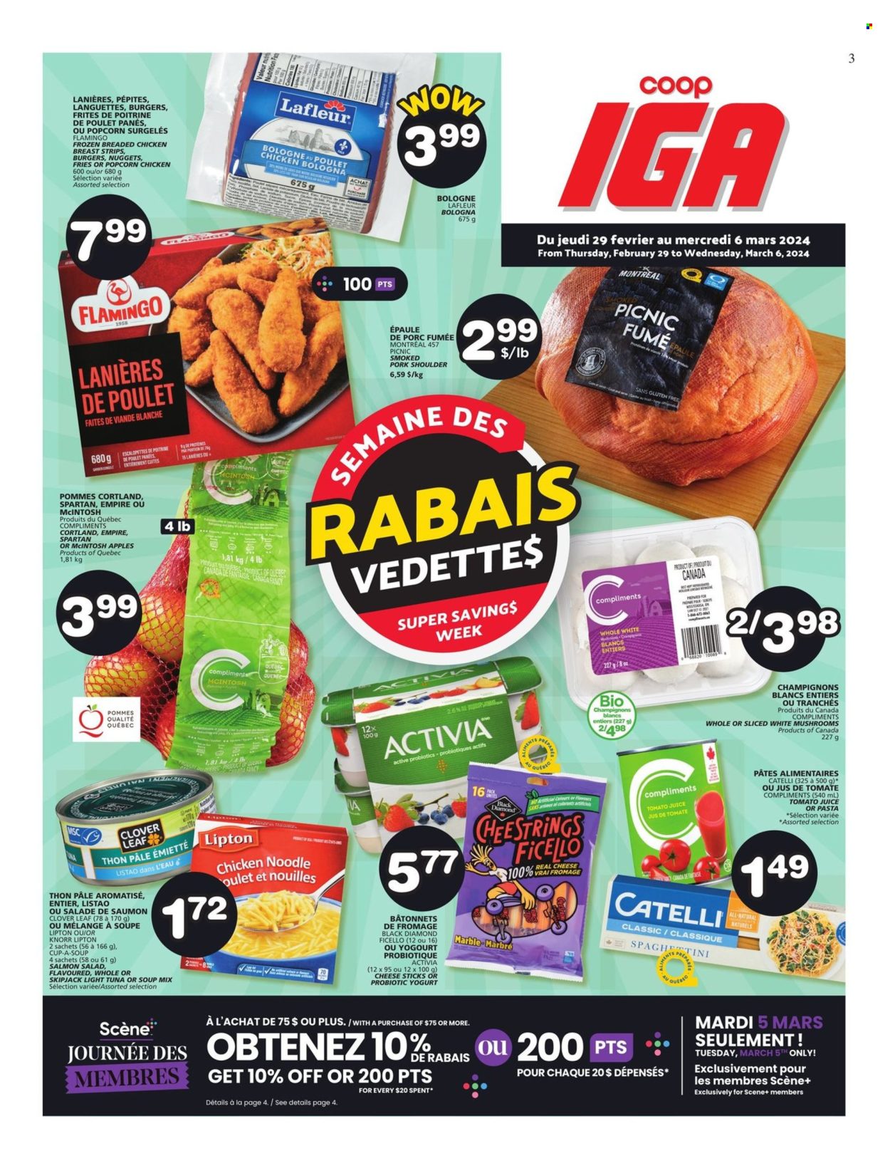 IGA flyer • Weekly Flyer • From Thursday February 29, 2024 page 1