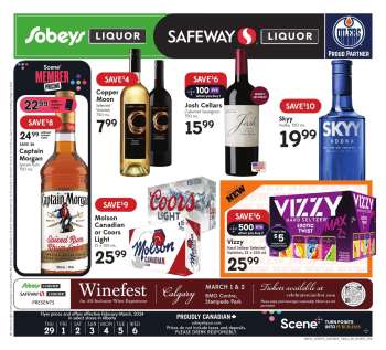 Sobeys Liquor Flyer - February 29, 2024 - March 06, 2024.