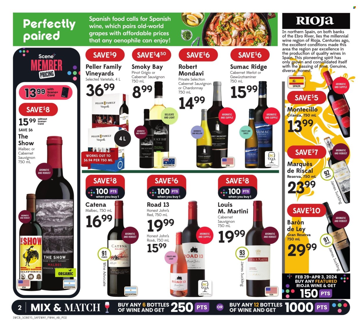 Sobeys Liquor flyer - February 29, 2024 - March 06, 2024. Page 2