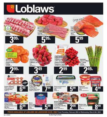 Circulaire Loblaws - 29 Février 2024 - 06 Mars 2024.