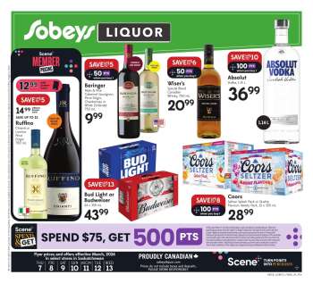 Sobeys Liquor Flyer - March 07, 2024 - March 13, 2024.