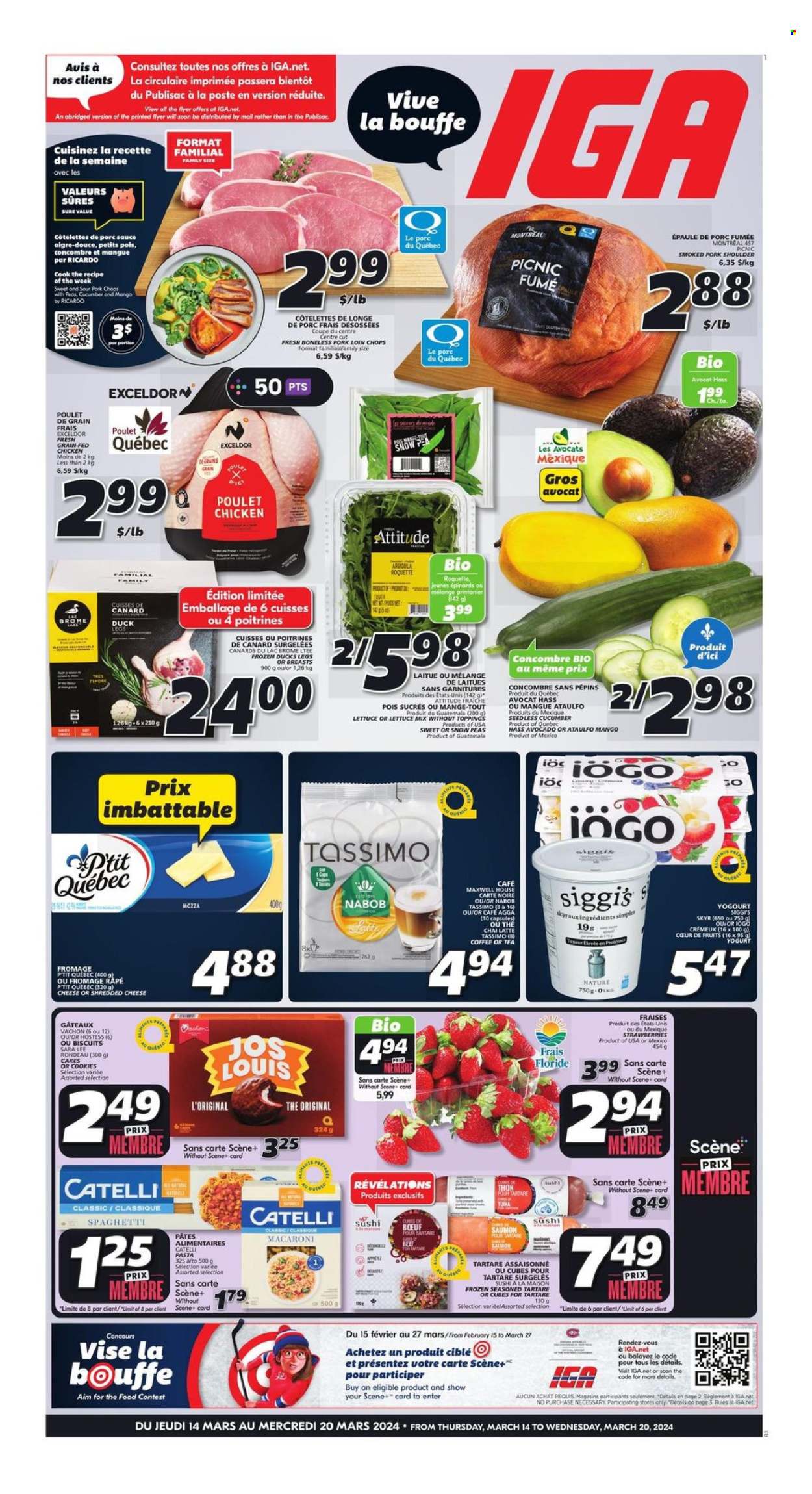 IGA flyer - March 14, 2024 - March 20, 2024. Page 1