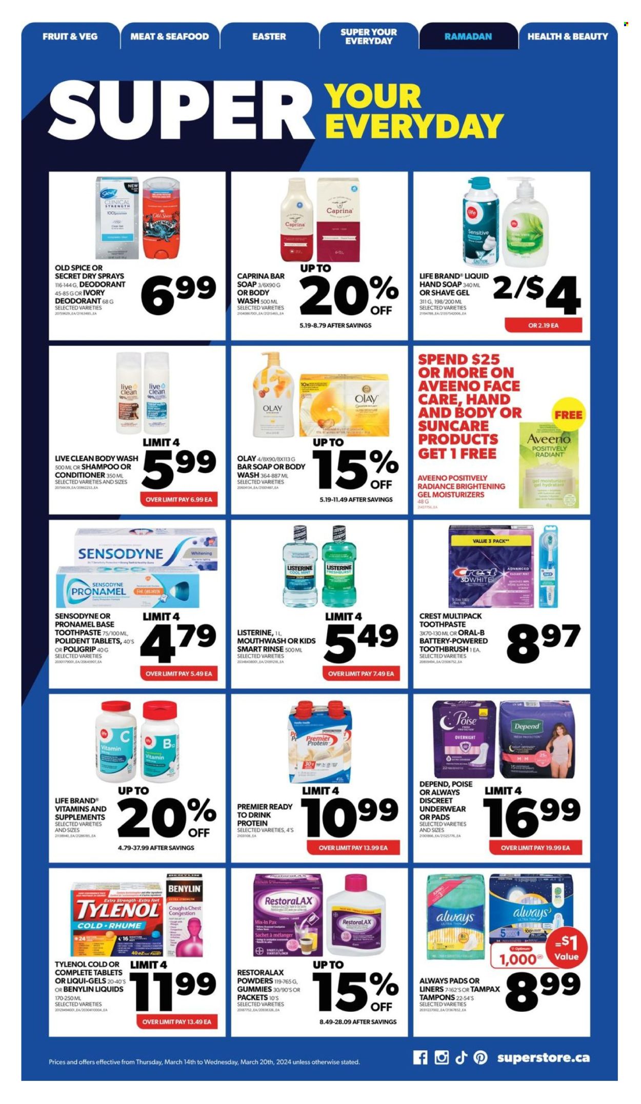Real Canadian Superstore flyer - March 14, 2024 - March 20, 2024. Page 21