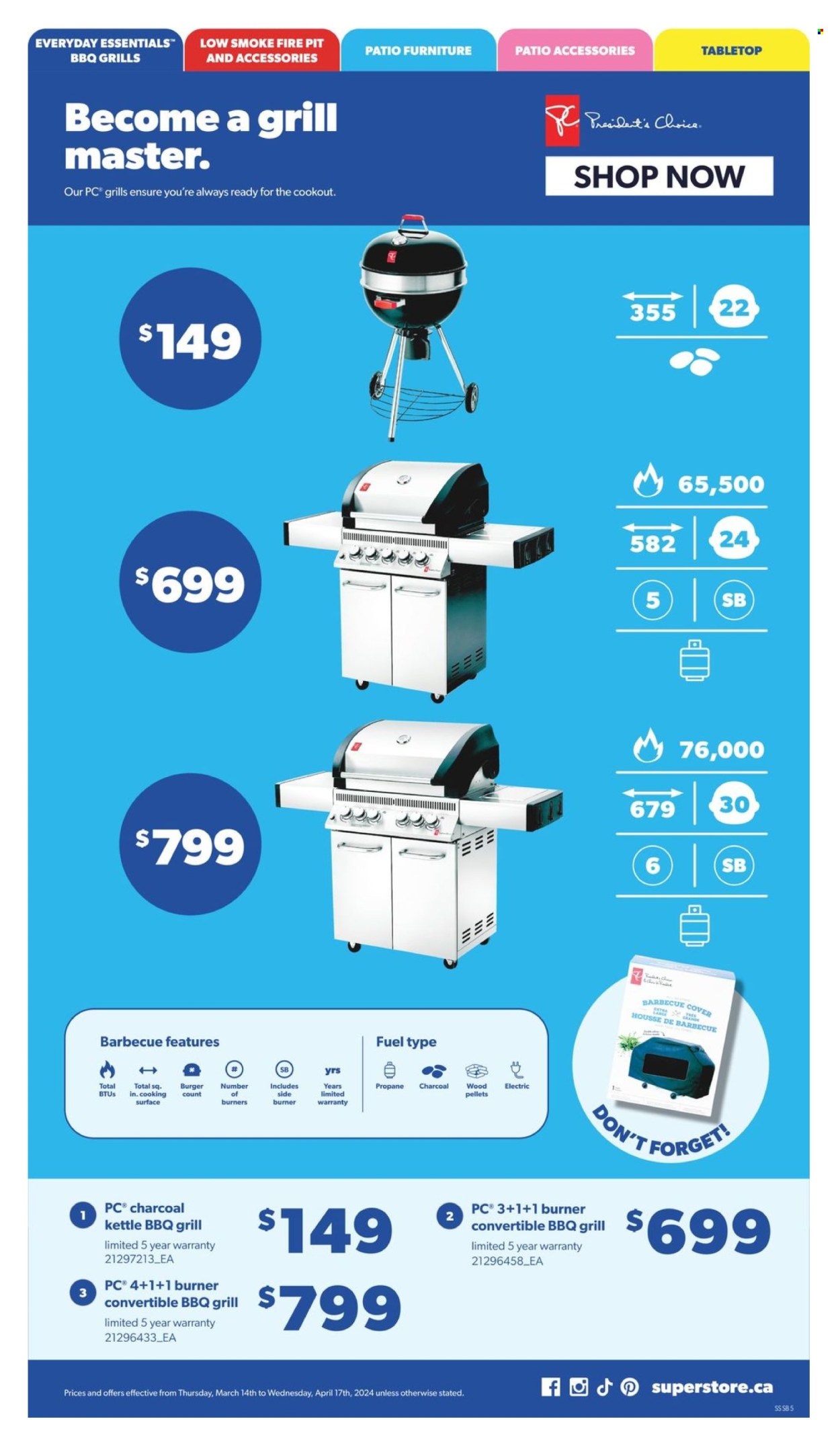 Real Canadian Superstore flyer - March 14, 2024 - April 17, 2024. Page 5