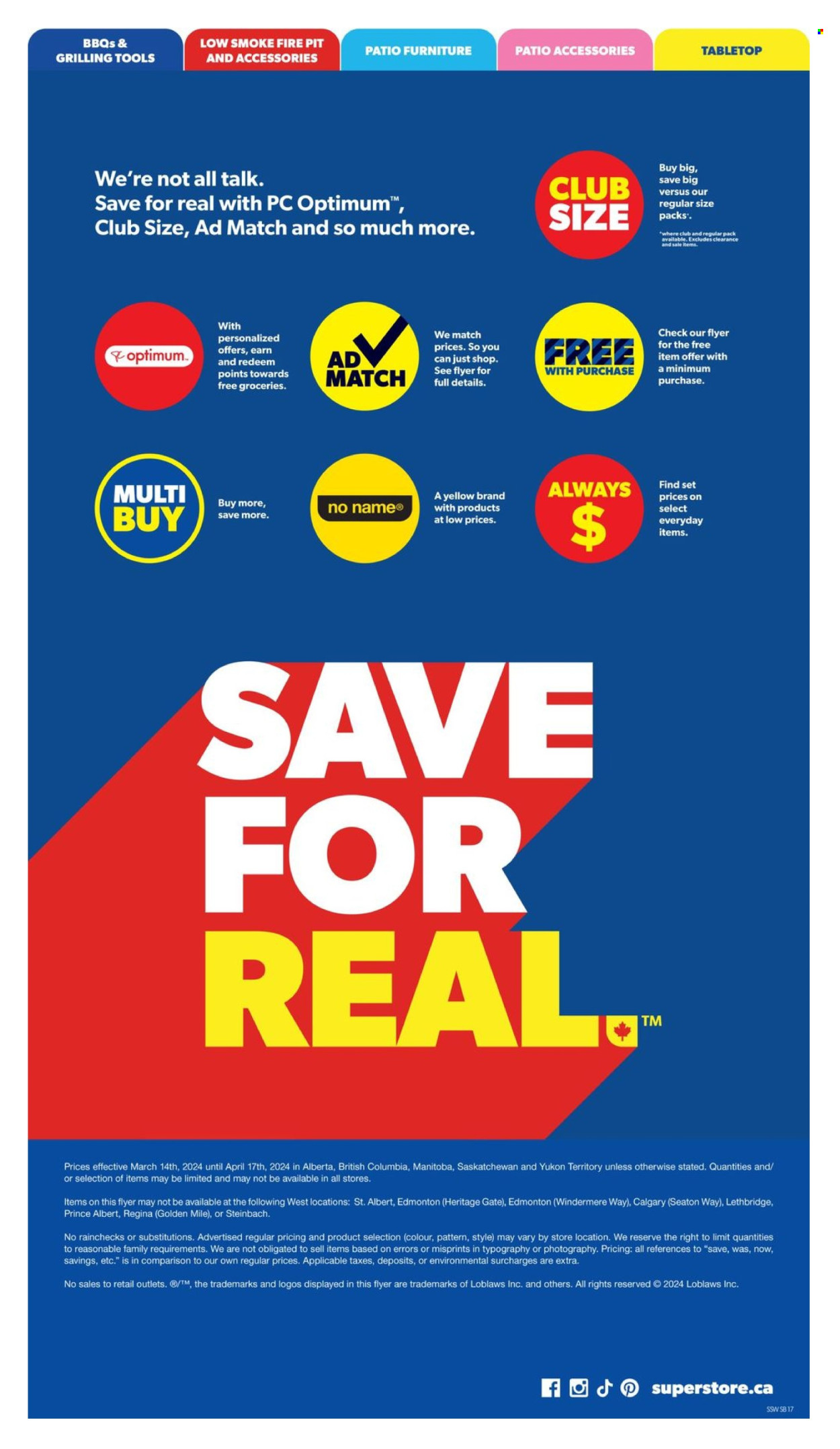Real Canadian Superstore flyer - March 14, 2024 - April 17, 2024. Page 17