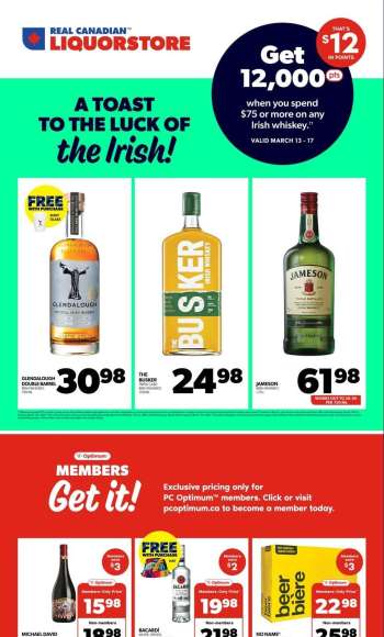 Circulaire Real Canadian Liquorstore - 13 Mars 2024 - 17 Mars 2024.