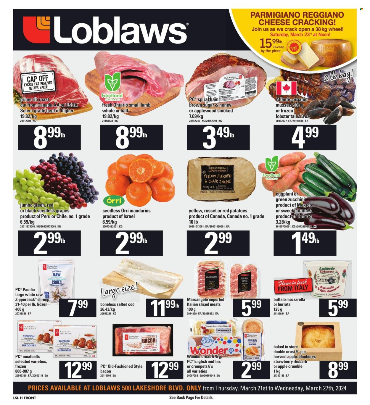 Loblaws flyer - March 21, 2024 - March 27, 2024. Page 1