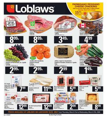Circulaire Loblaws - 21 Mars 2024 - 27 Mars 2024.