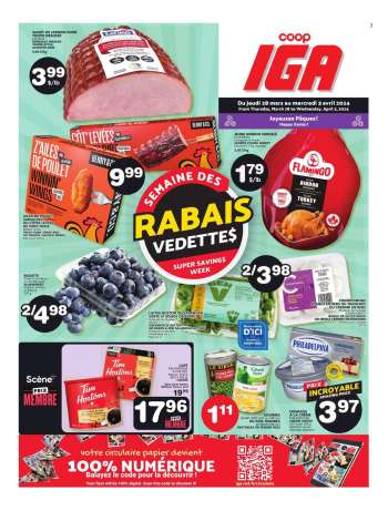 Circulaire IGA - 28 Mars 2024 - 03 Avril 2024.