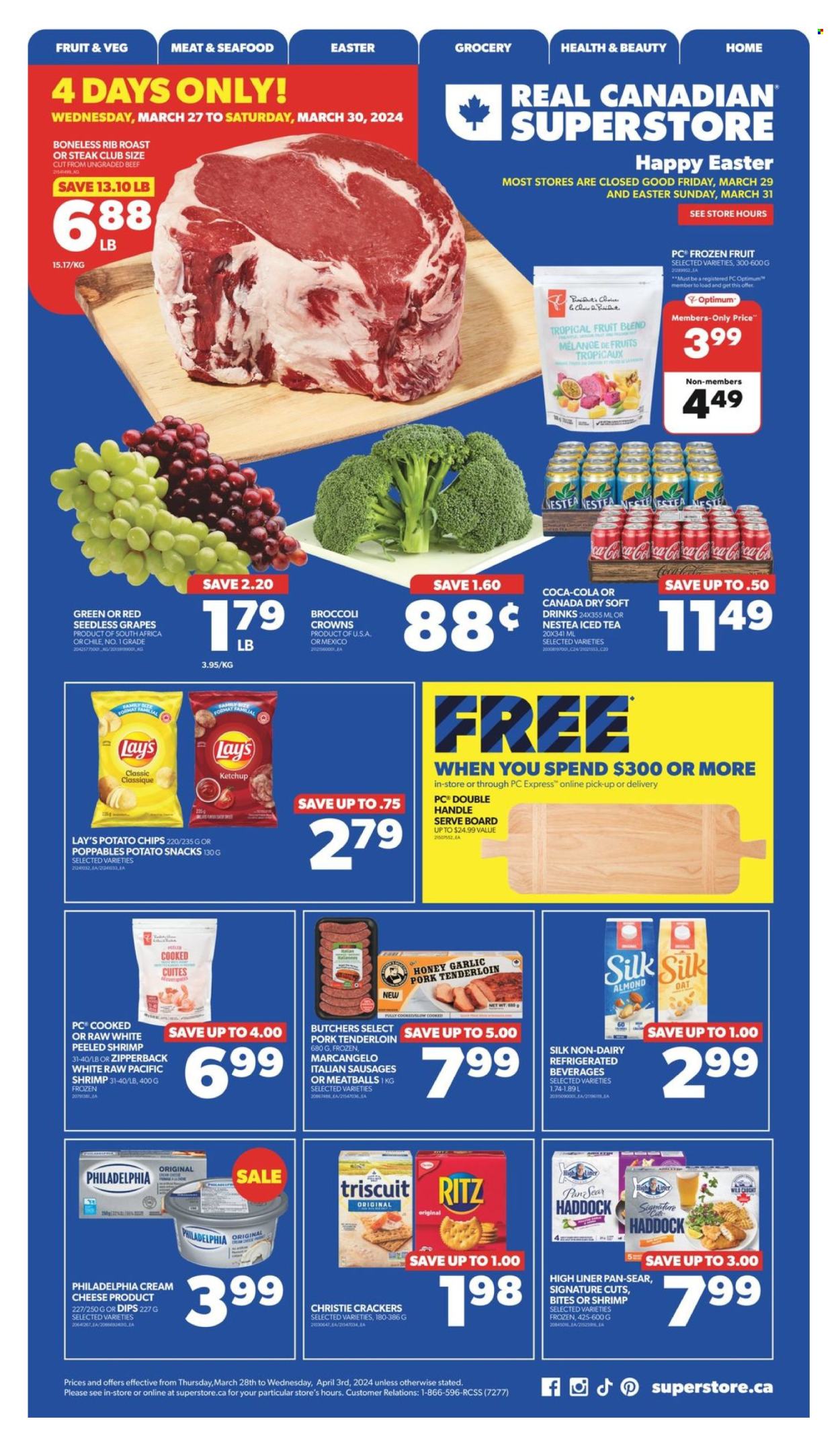 Real Canadian Superstore flyer - March 28, 2024 - April 03, 2024. Page 1