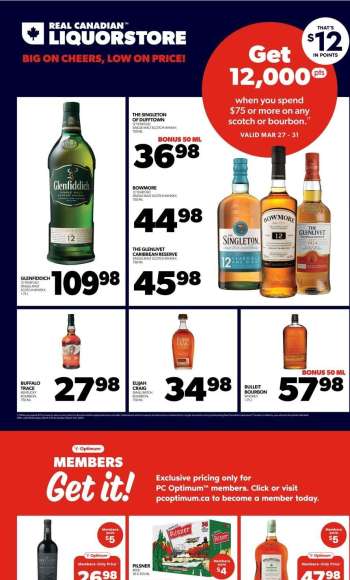 Circulaire Real Canadian Liquorstore - 27 Mars 2024 - 31 Mars 2024.