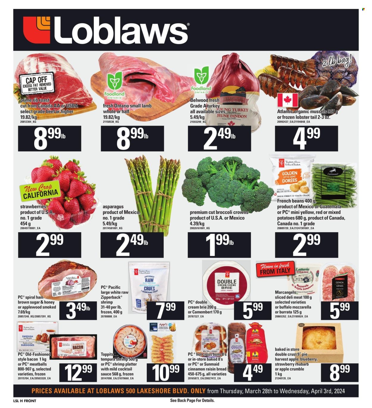 Loblaws flyer - March 28, 2024 - April 03, 2024. Page 1